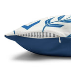 Cushion Cover, Throw pillow Case for Couch ( Single Piece) : Blue & White Floral - SnugLiving