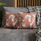 Cushion Cover, Throw pillow Case for Couch (Single Piece) : Pastel Orange - SnugLiving