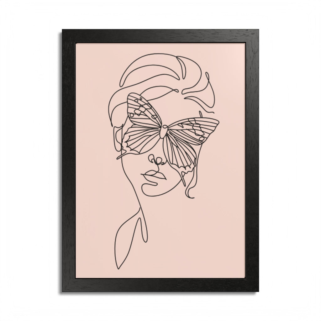 Multi-Color Framed Poster | Abstract Wall Art, Boho Home Decor | Pattern 7