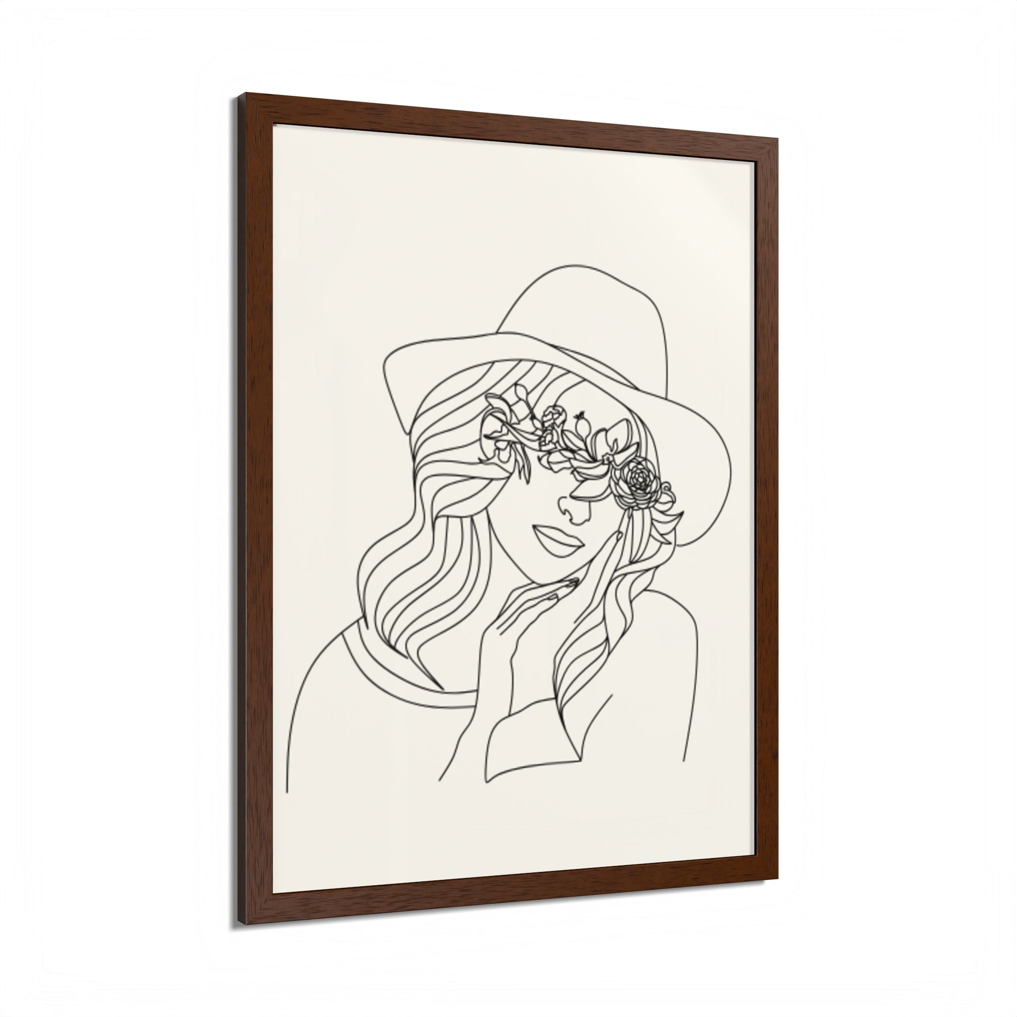 Multi-Color Framed Poster | Abstract Wall Art, Boho Home Decor | Pattern 4