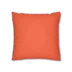 Cushion Cover, Throw pillow Case for Couch (Single Piece): Vivid Orange - SnugLiving