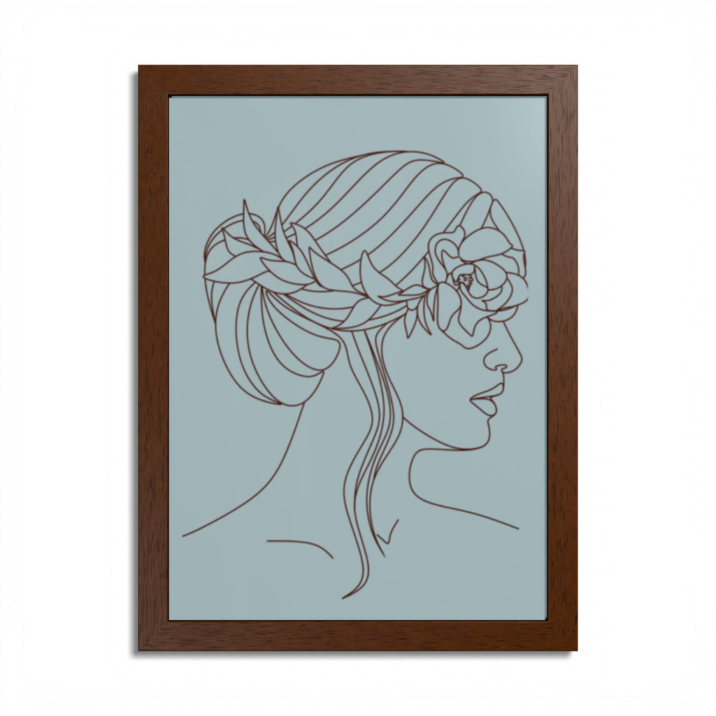 Multi-Color Framed Poster | Abstract Wall Art, Boho Home Decor | Pattern 5