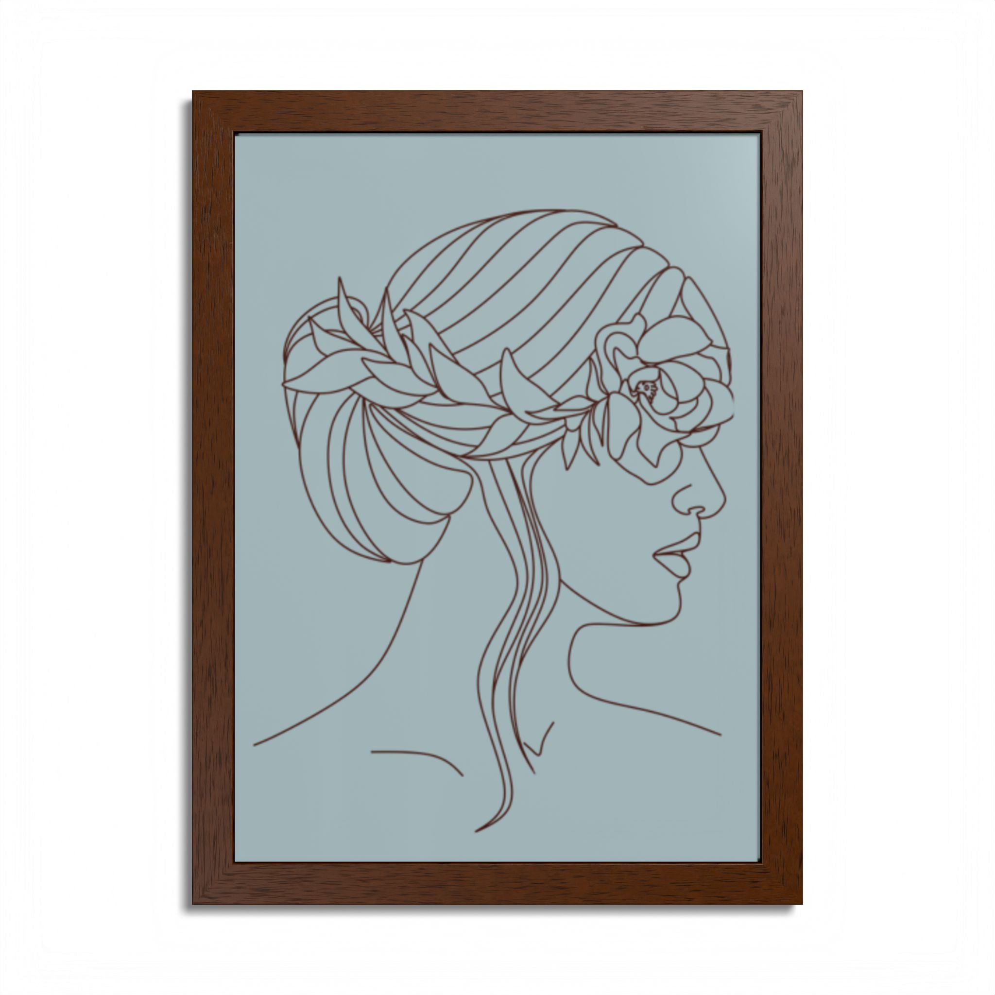 Multi-Color Framed Poster | Abstract Wall Art, Boho Home Decor | Pattern 5
