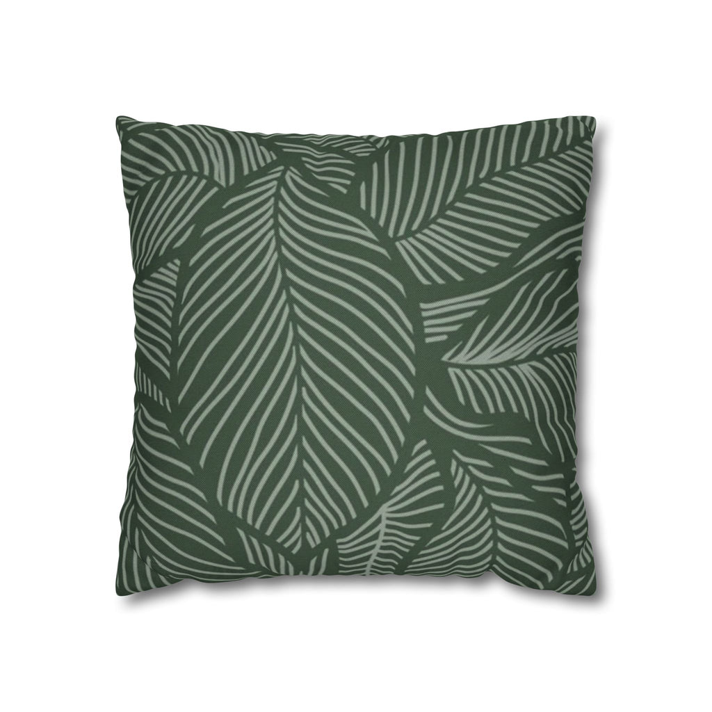 Cushion Cover, Throw pillow Case for Couch ( Single Piece) : Emerald Green