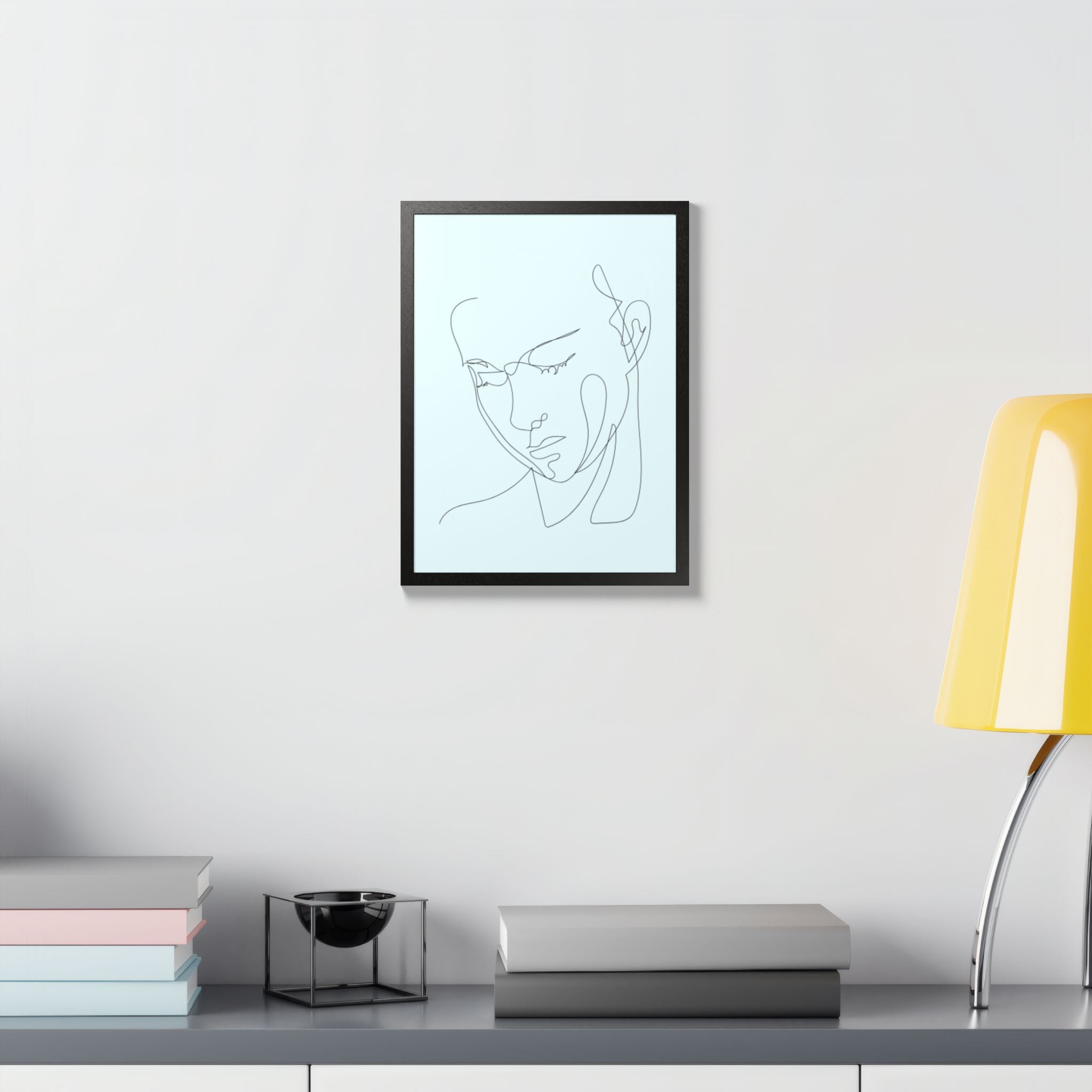 Multi-Color Framed Poster | Abstract Wall Art, Boho Home Decor | Pattern 8