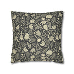 Two Way Cushion Cover, Throw pillow Case for Couch (Single Piece) : Charcoal - SnugLiving
