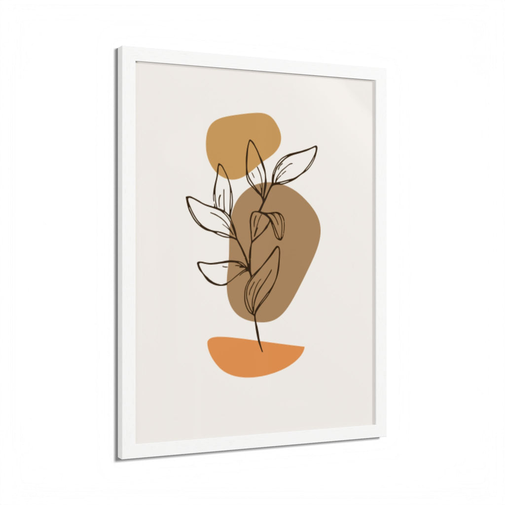 Multi-Color Framed Poster | Abstract Wall Art, Boho Home Decor | Pattern 9