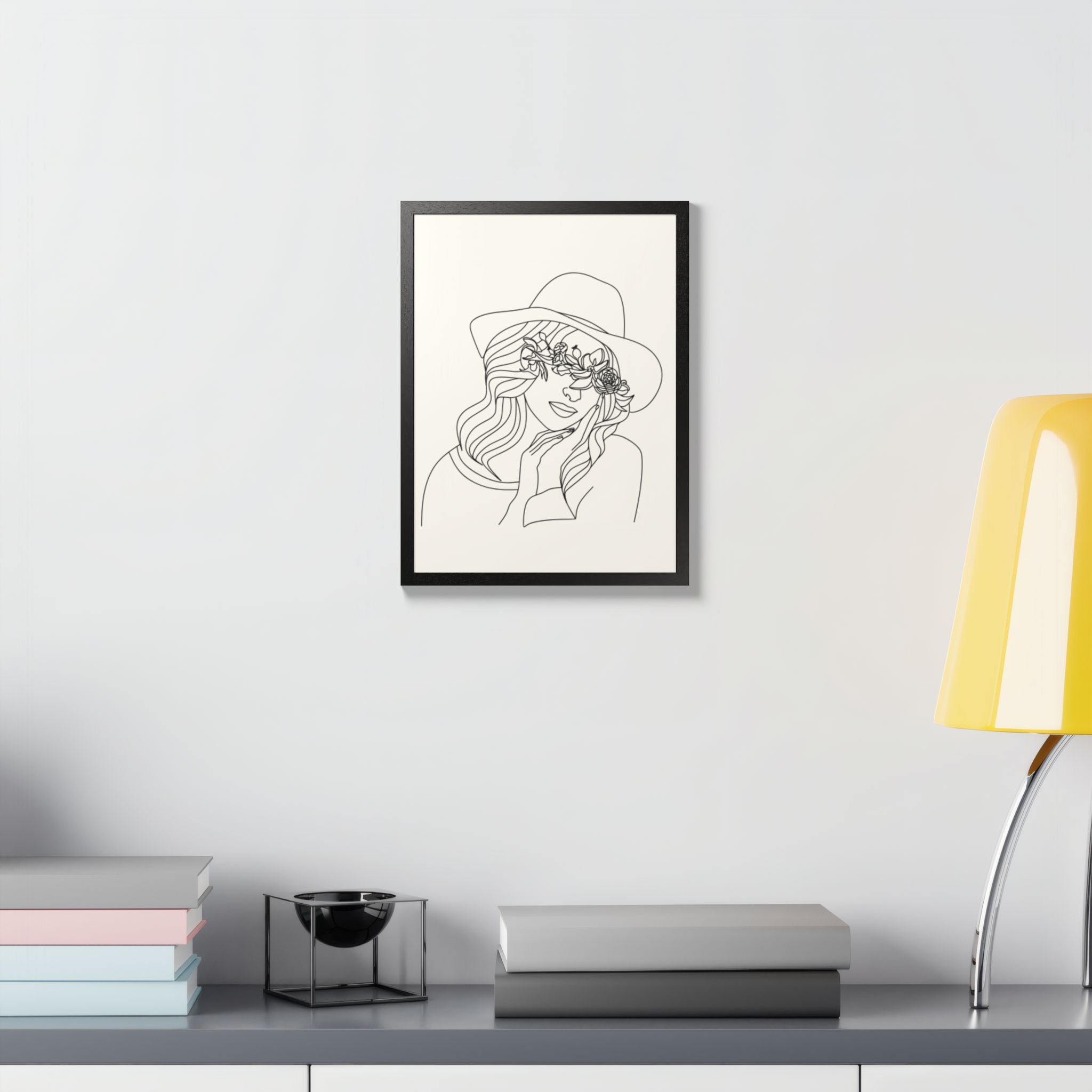 Multi-Color Framed Poster | Abstract Wall Art, Boho Home Decor | Pattern 4