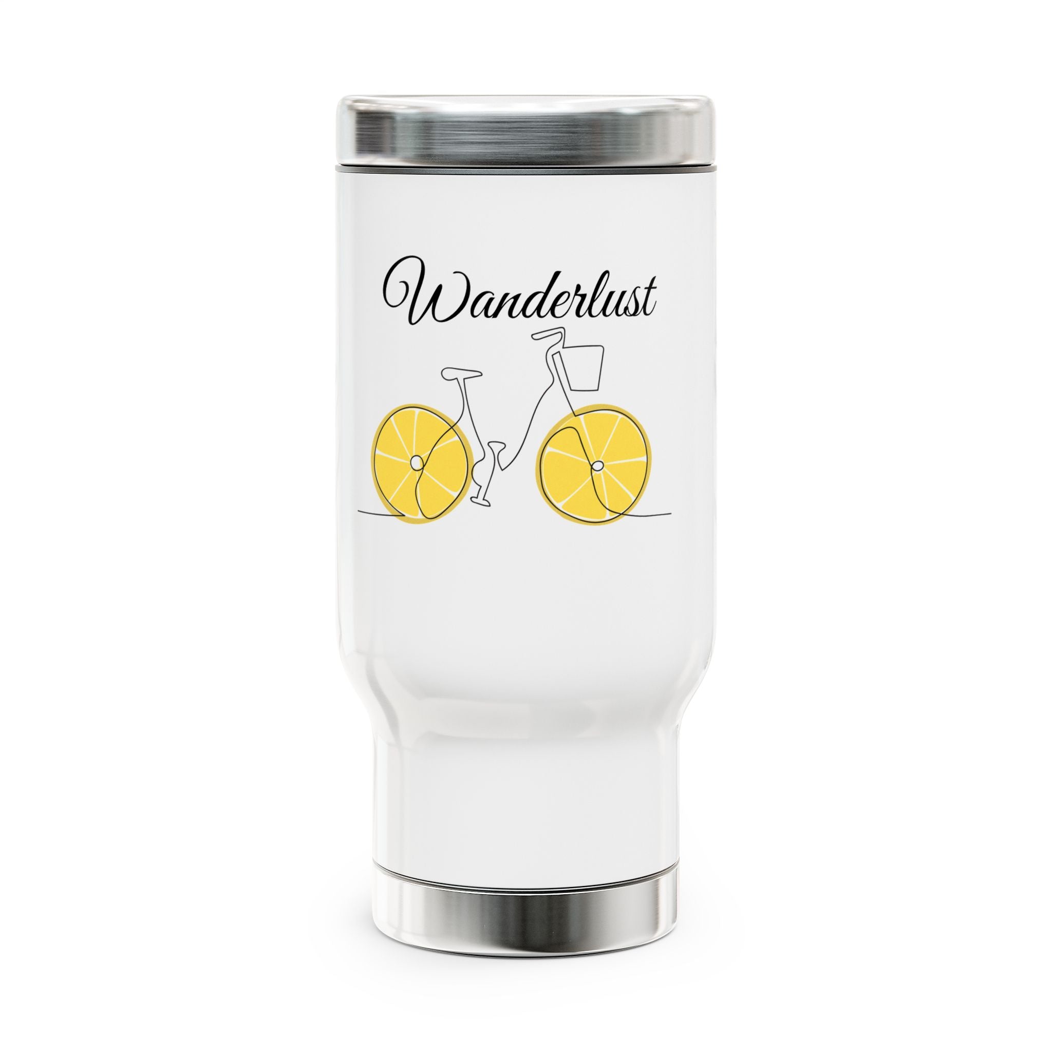 Travel Mug, 14oz Stainless Steel Coffee Tumbler - SnugLiving