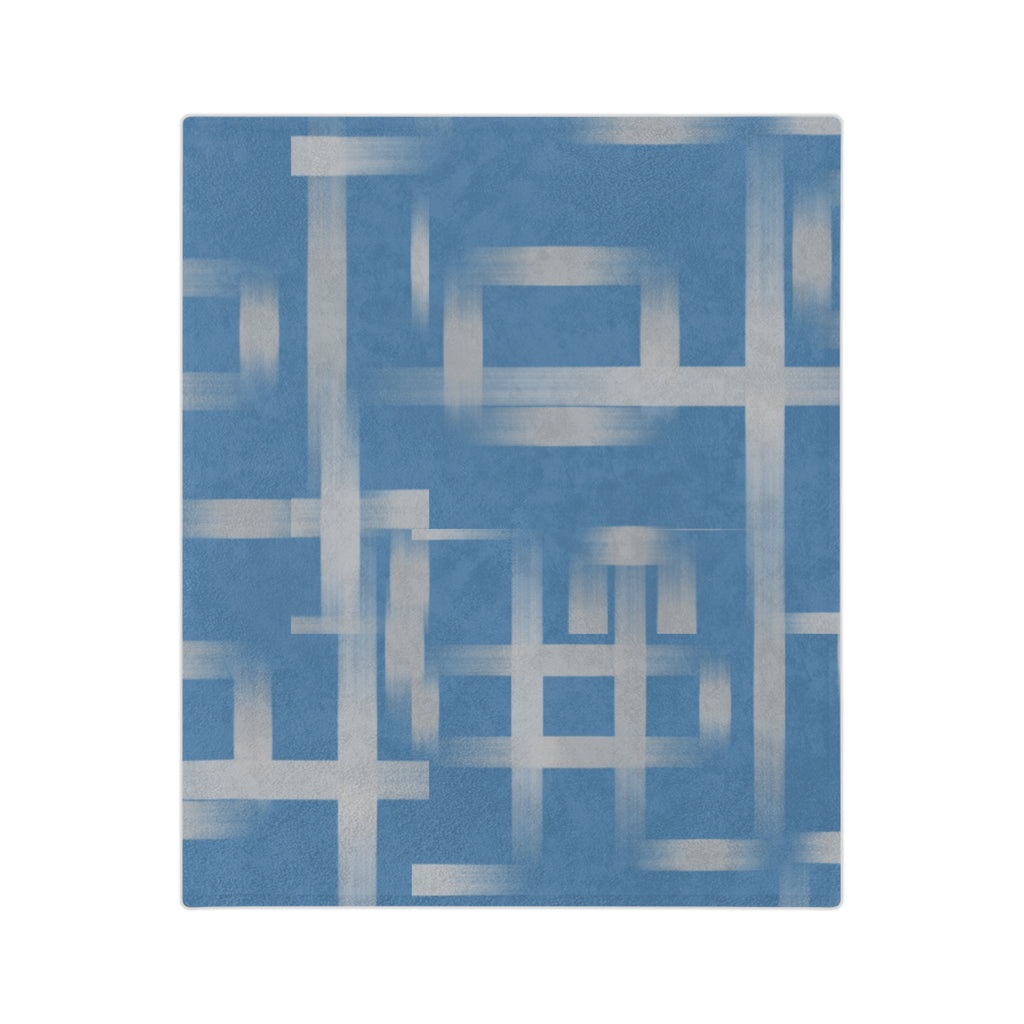Microfiber Blanket | Soft Throw for Home Decor - Blue