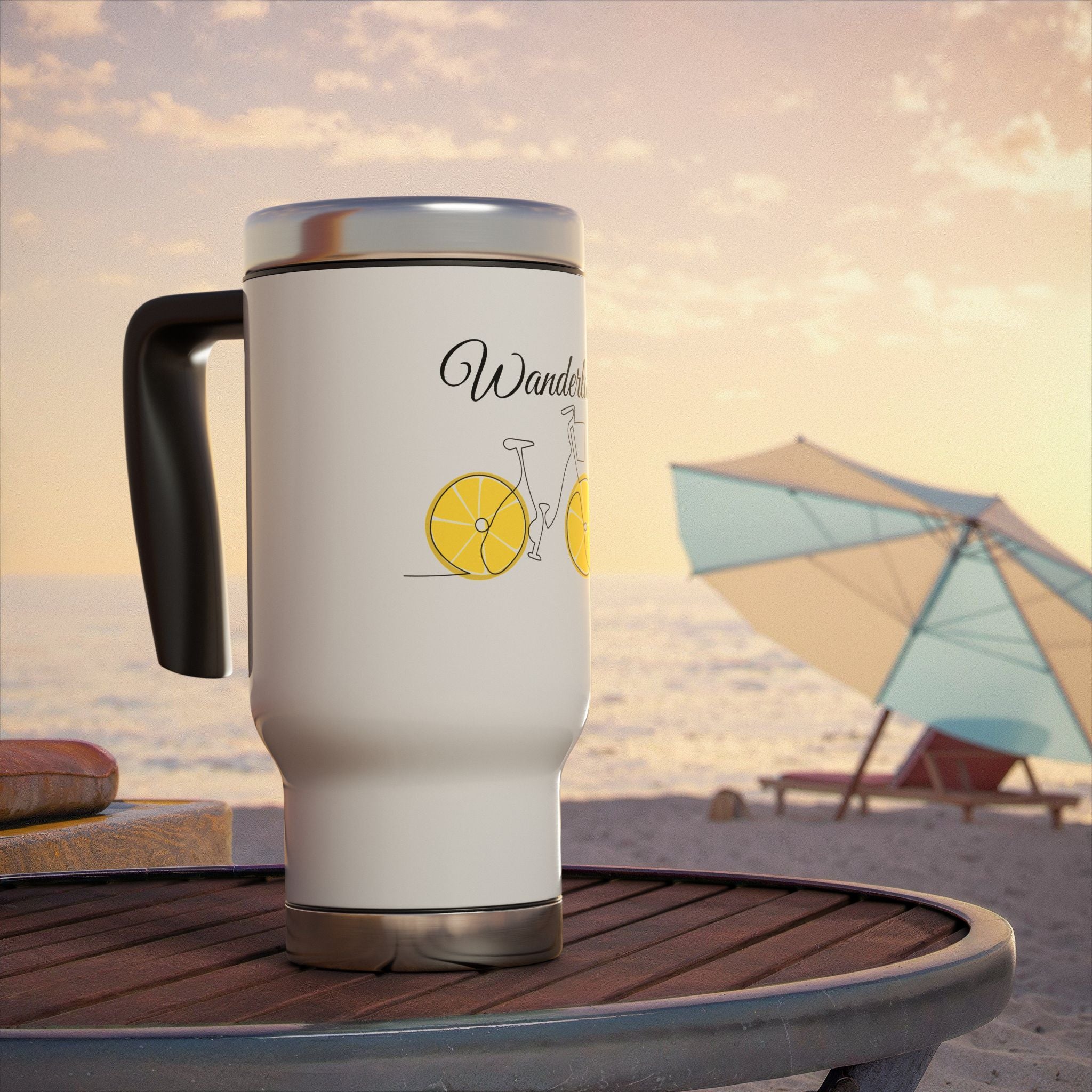 Travel Mug, 14oz Stainless Steel Coffee Tumbler - SnugLiving