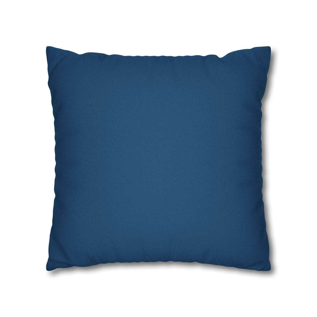 Cushion Cover, Throw pillow Case for Couch ( Single Piece) : Blue & Grey Pattern - SnugLiving