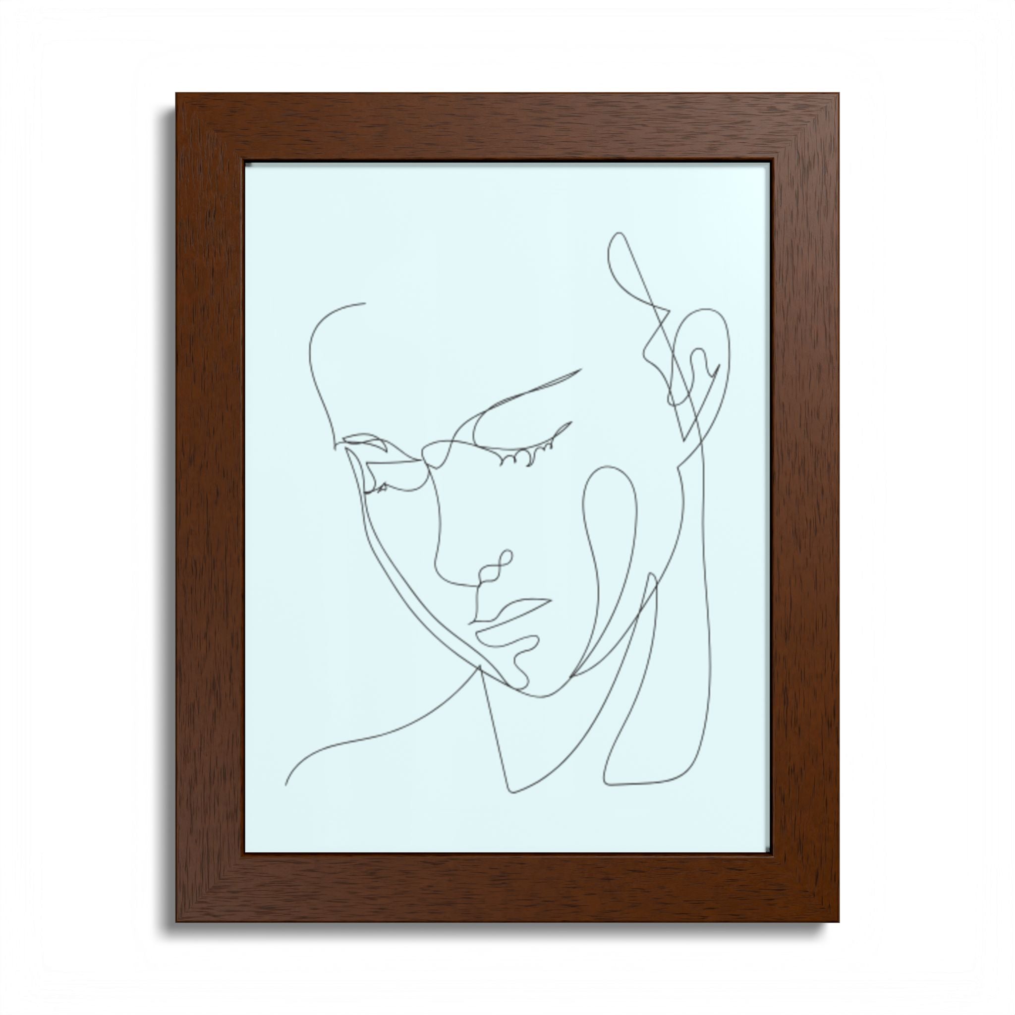 Multi-Color Framed Poster | Abstract Wall Art, Boho Home Decor | Pattern 8