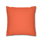 Cushion Cover, Throw pillow Case for Couch (Single Piece): Vivid Orange - SnugLiving