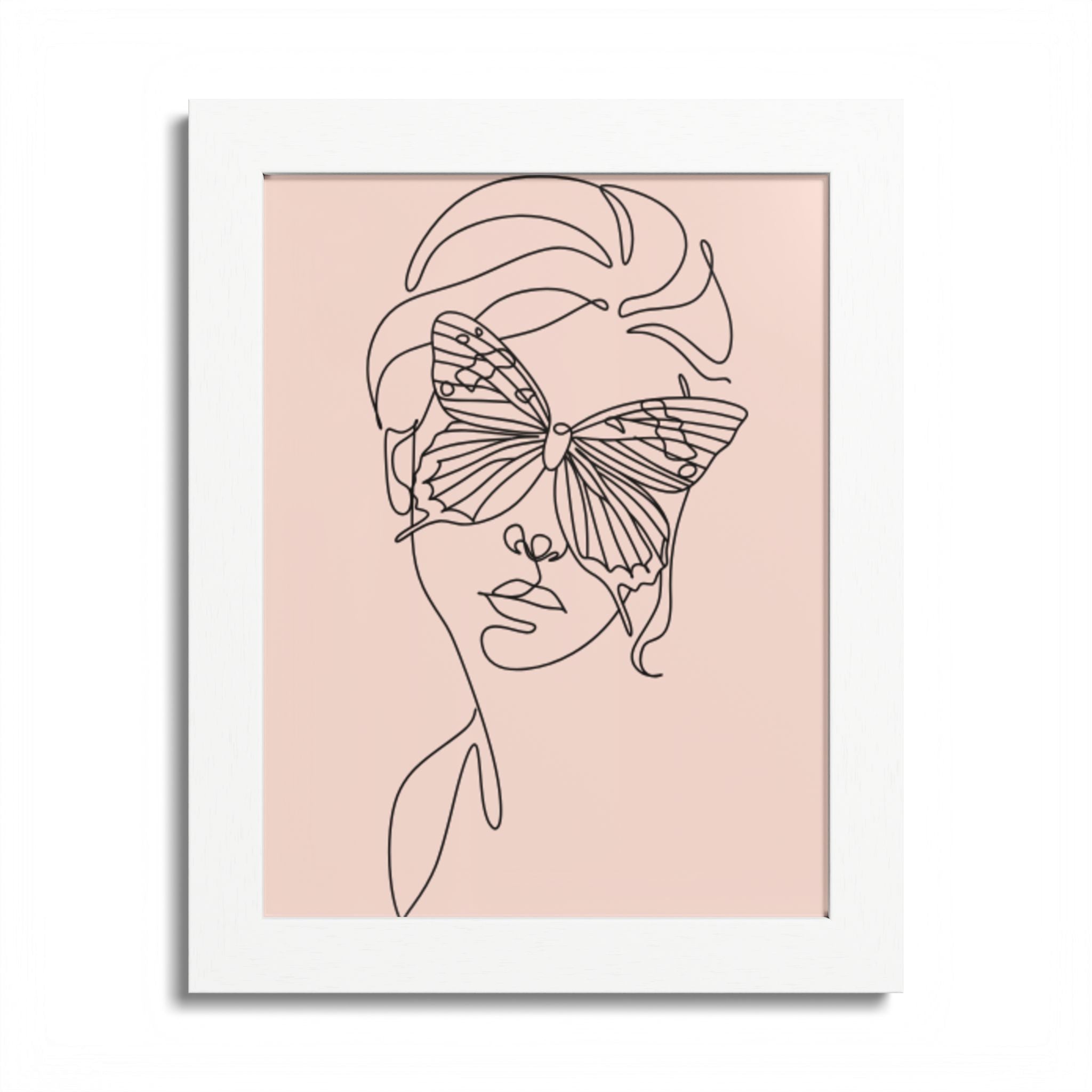 Multi-Color Framed Poster | Abstract Wall Art, Boho Home Decor | Pattern 7