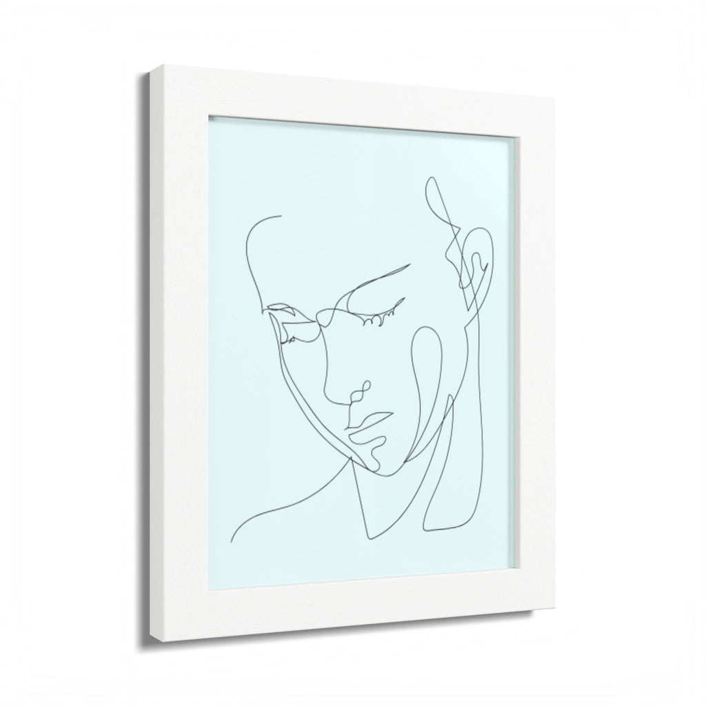 Multi-Color Framed Poster | Abstract Wall Art, Boho Home Decor | Pattern 8