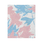 Microfiber Blanket | Soft Throw for Home Decor - Blue & Pink - SnugLiving