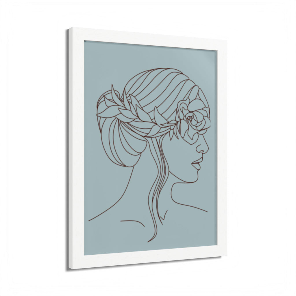 Multi-Color Framed Poster | Abstract Wall Art, Boho Home Decor | Pattern 5