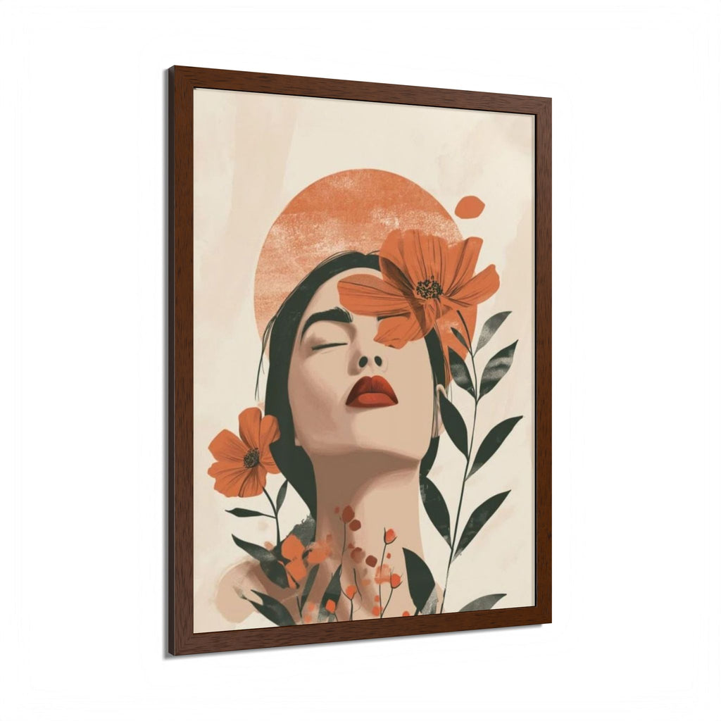 Multi-Color Framed Poster | Abstract Wall Art, Boho Home Decor | Pattern 10
