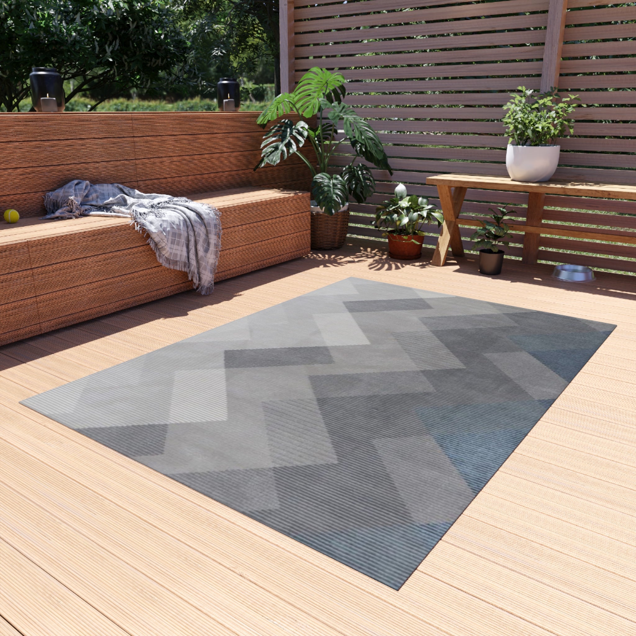 Stylish Outdoor Rug for Patios, Decks, and Gardens | Perfect for Home Decor, Picnics, Beach Days, Outdoor Gatherings