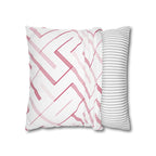Cushion Cover, Throw pillow Case for Couch (Single Piece) : Patterned Crimson - SnugLiving