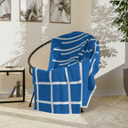 Microfiber Blanket | Soft Throw for Home Decor - Royal Blue - SnugLiving