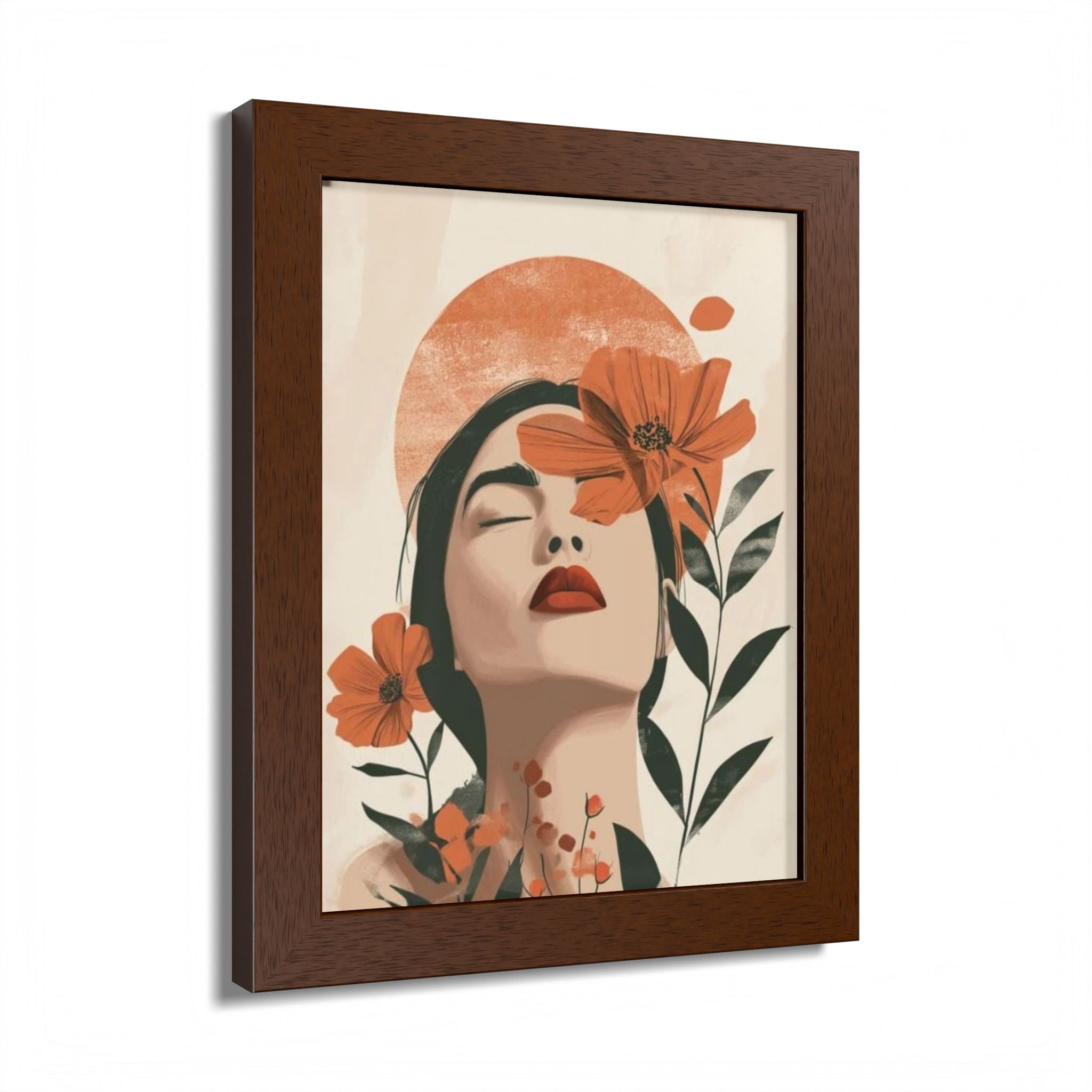 Multi-Color Framed Poster | Abstract Wall Art, Boho Home Decor | Pattern 10