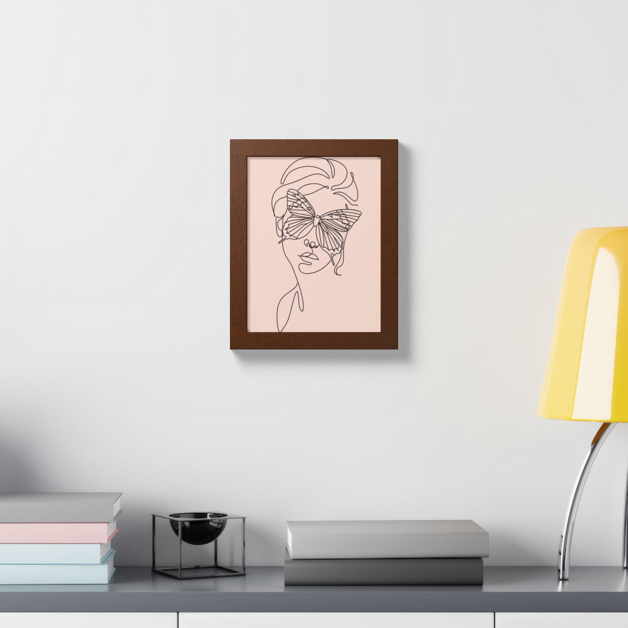 Multi-Color Framed Poster | Abstract Wall Art, Boho Home Decor | Pattern 7