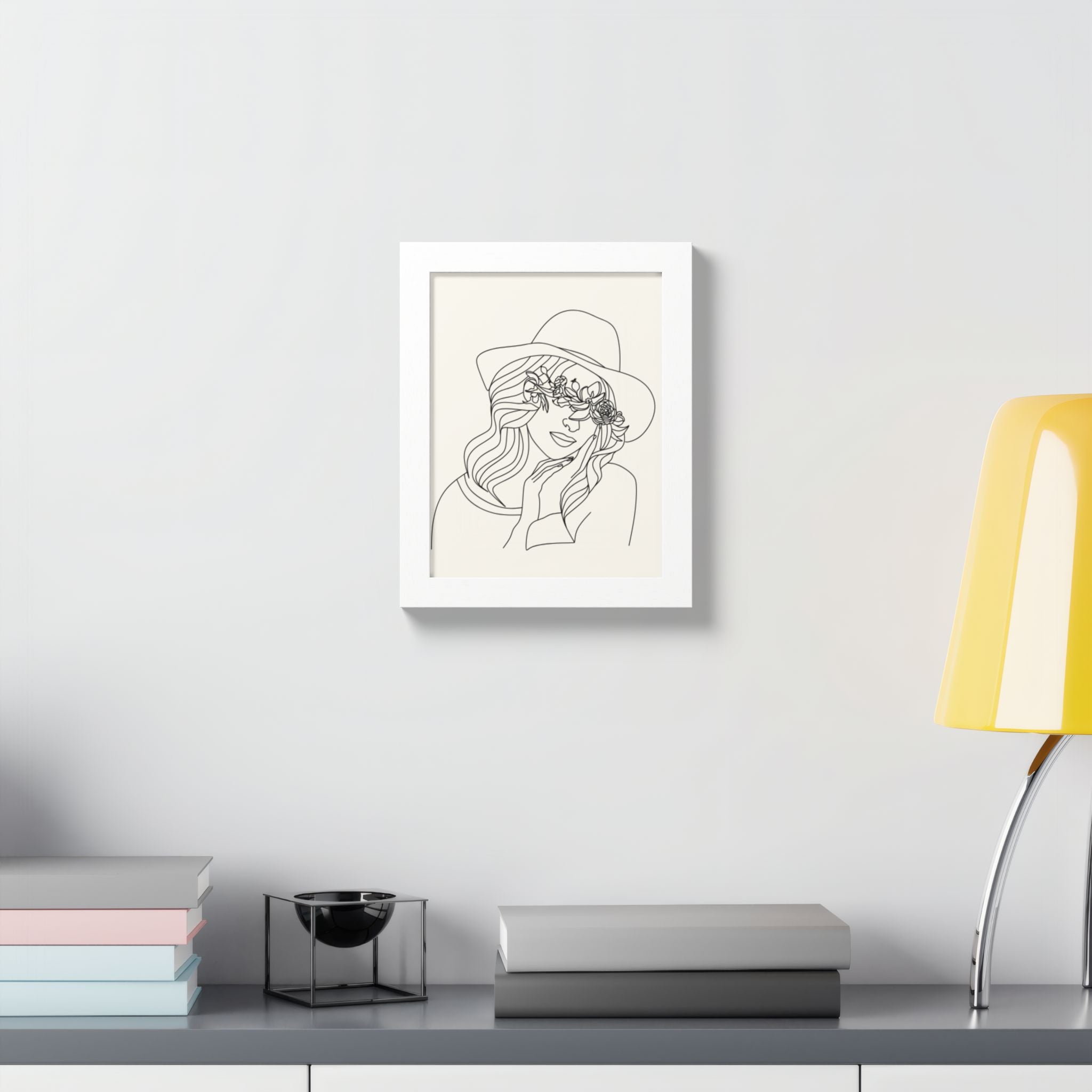 Multi-Color Framed Poster | Abstract Wall Art, Boho Home Decor | Pattern 4