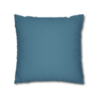 Cushion Cover, Throw pillow Case for Couch (Single Piece) : Grey Azure, Floral - SnugLiving