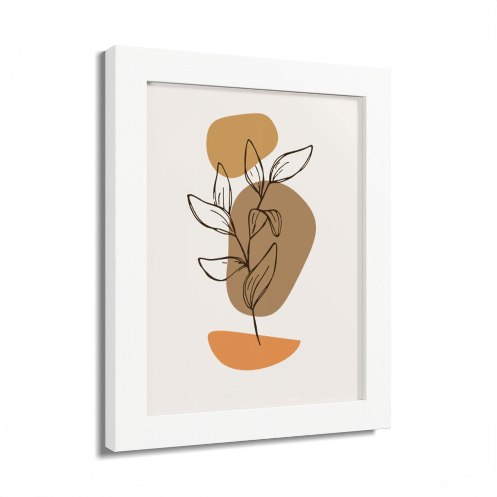 Multi-Color Framed Poster | Abstract Wall Art, Boho Home Decor | Pattern 9