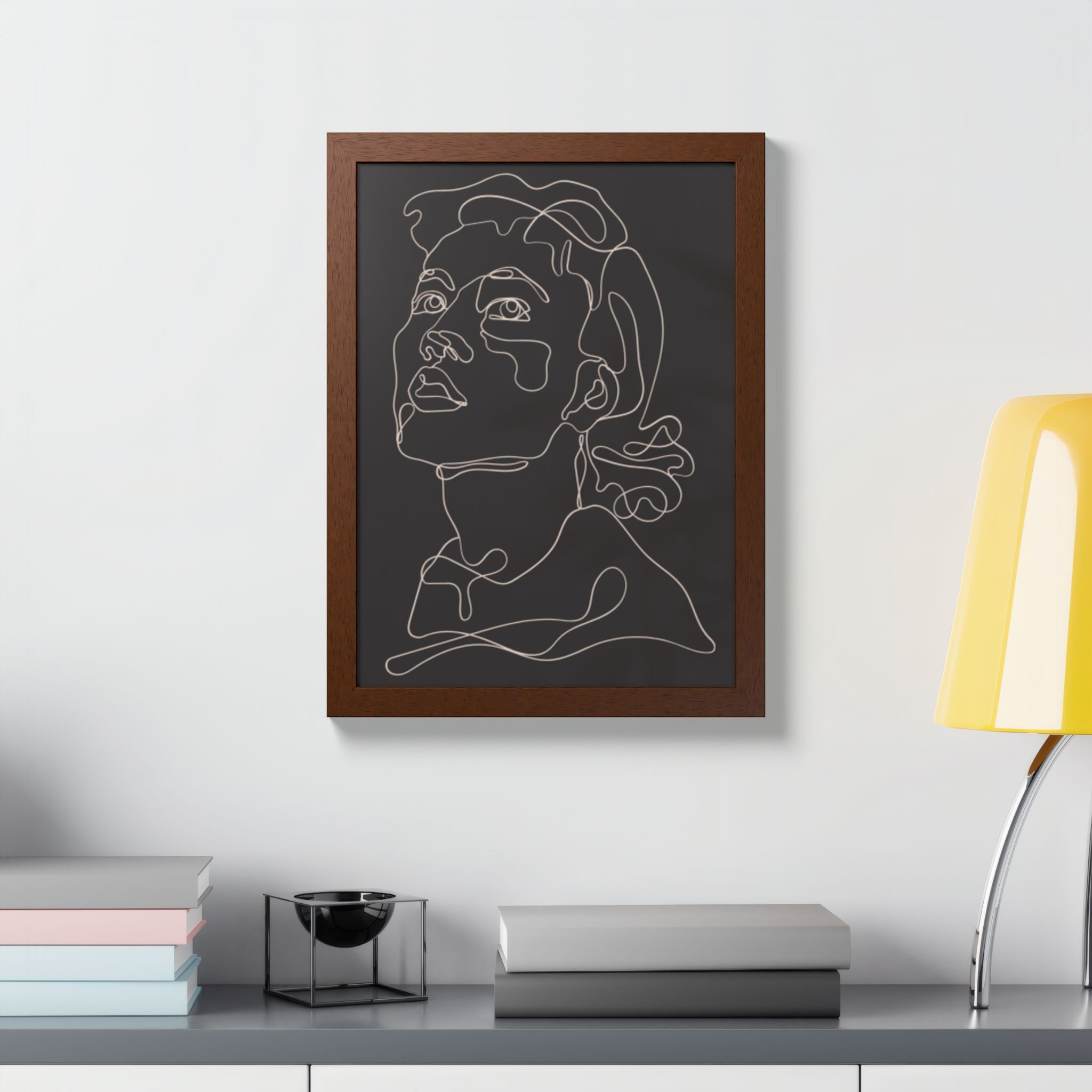Multi-Color Framed Poster | Abstract Wall Art, Boho Home Decor | Pattern 6