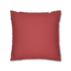 Cushion Cover, Throw pillow Case for Couch (Single Piece) : Crimson Red - SnugLiving