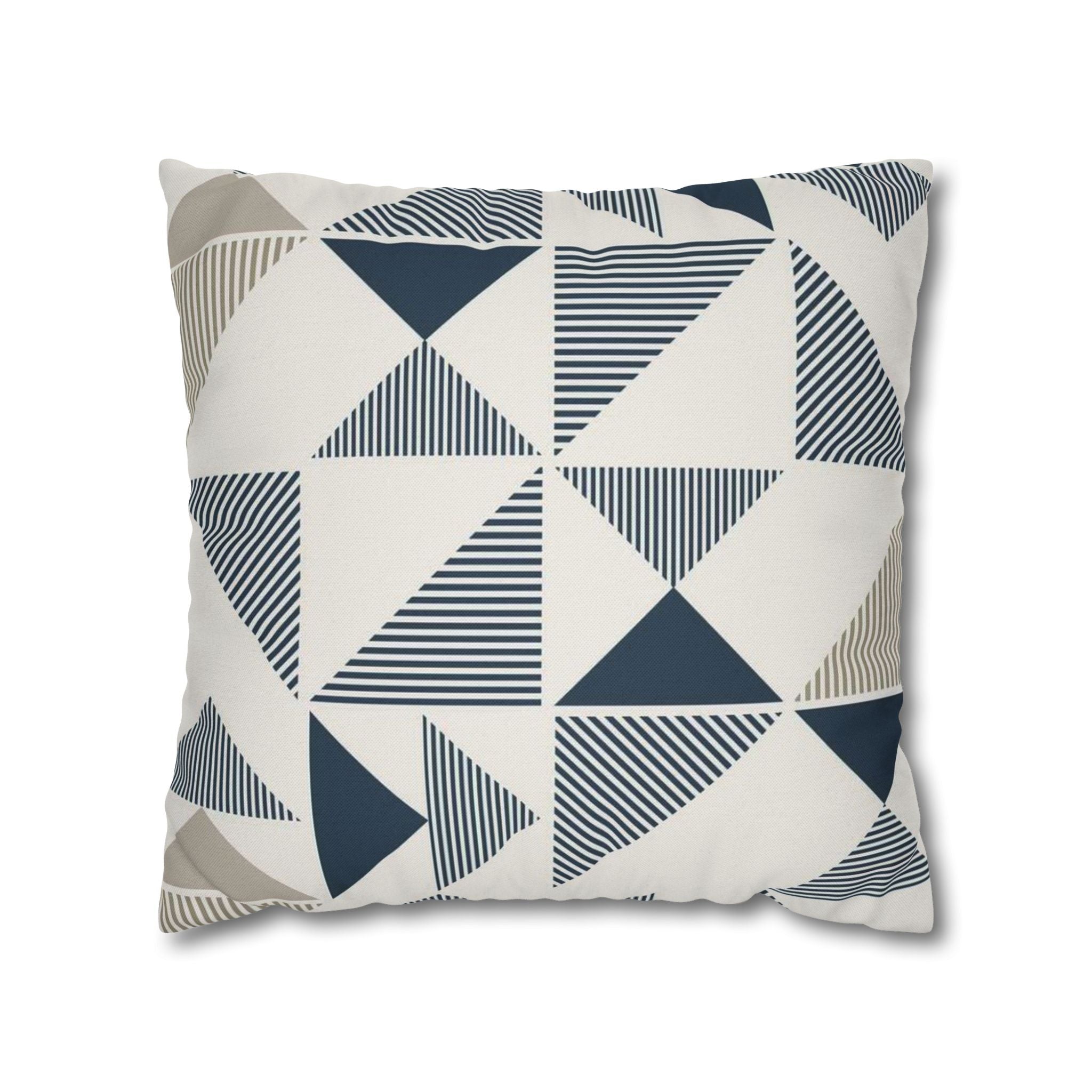 Two Way Cushion Cover, Throw pillow Case for Couch ( Single Piece) : Geometric Pattern