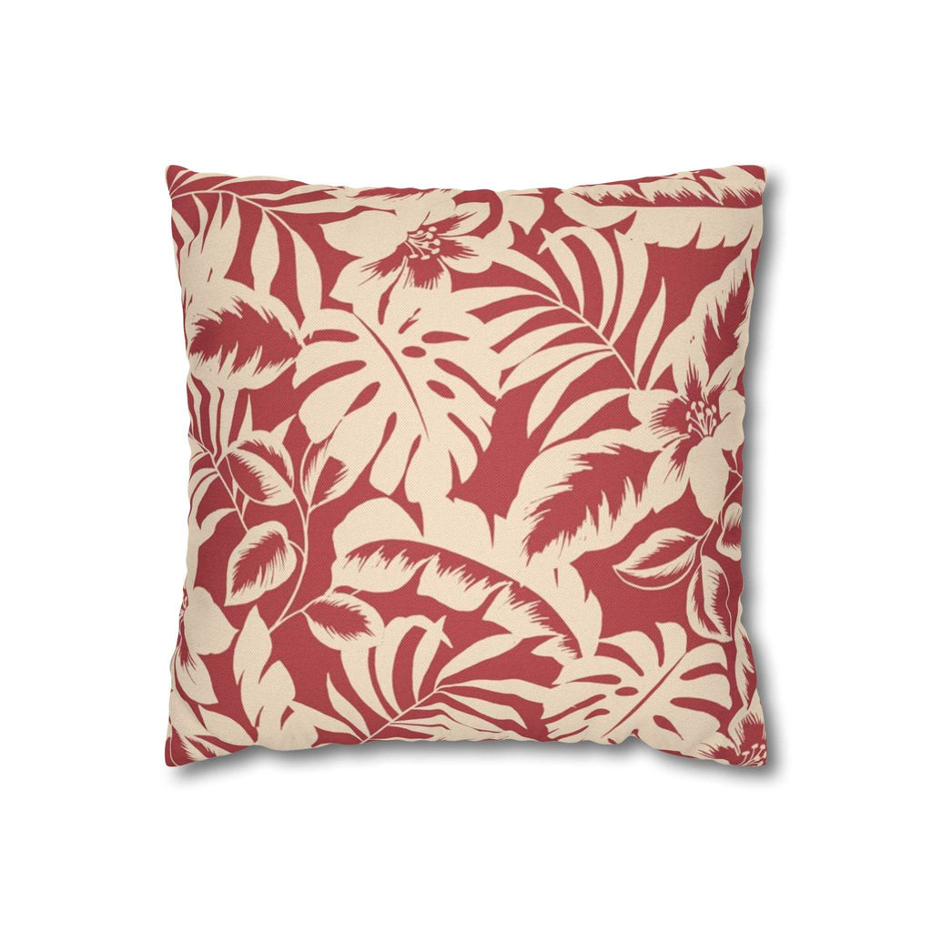 Cushion Cover, Throw pillow Case for Couch (Single Piece) : Vermillion Red - SnugLiving