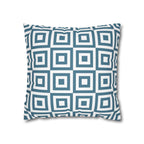 Cushion Cover, Throw pillow Case for Couch (Single Piece): Patterned Grey Azure - SnugLiving