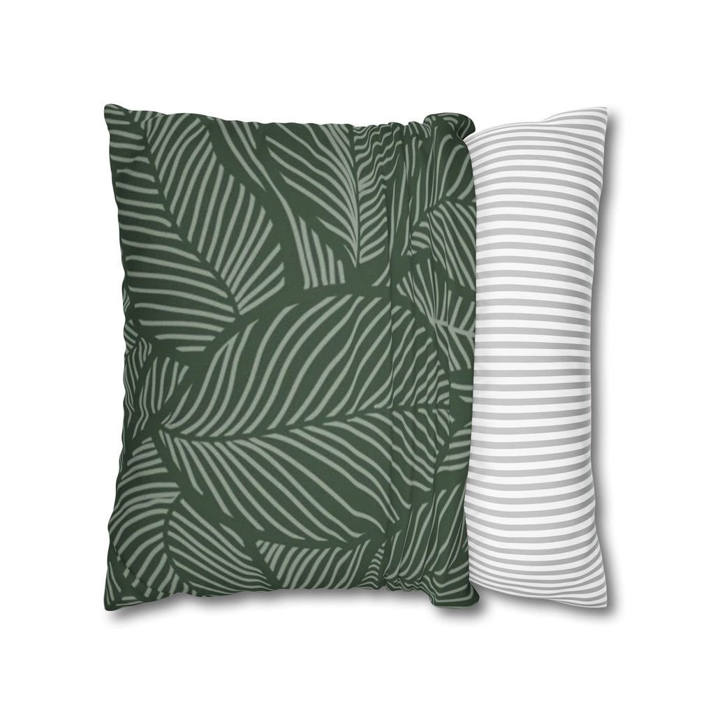 Cushion Cover, Throw pillow Case for Couch ( Single Piece) : Emerald Green