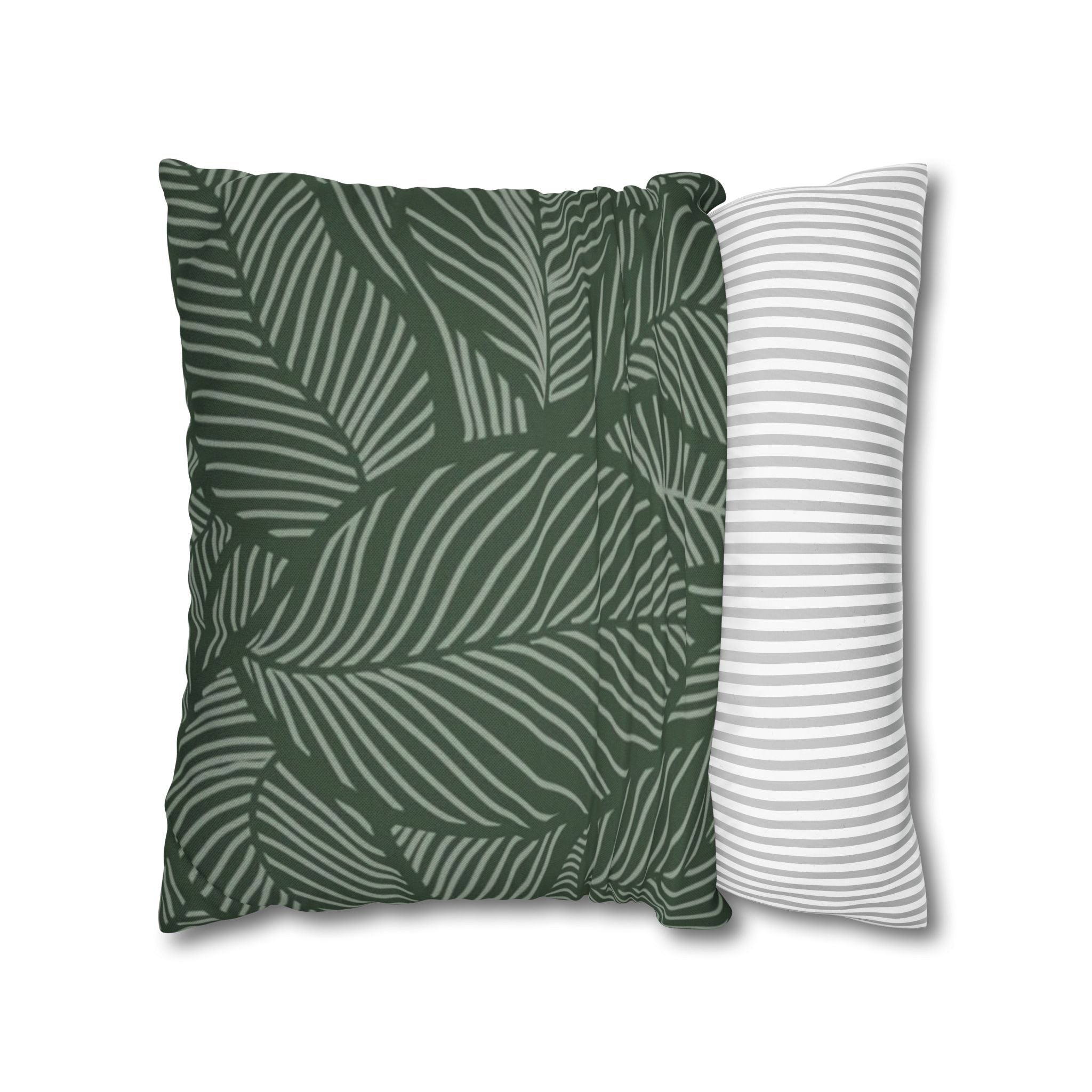 Cushion Cover, Throw pillow Case for Couch ( Single Piece) : Emerald Green