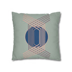 Two Way Cushion Cover, Throw pillow Case for Couch (Single Piece) : Blue Pattern - SnugLiving