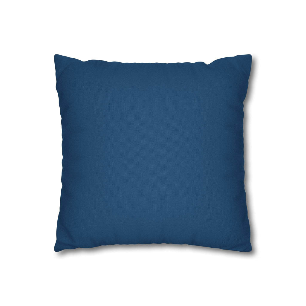 Cushion Cover, Throw pillow Case for Couch ( Single Piece) : Blue & Grey Pattern - SnugLiving