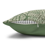 Cushion Cover, Throw pillow Case for Couch (Single Piece) : Leafy Pattern - SnugLiving