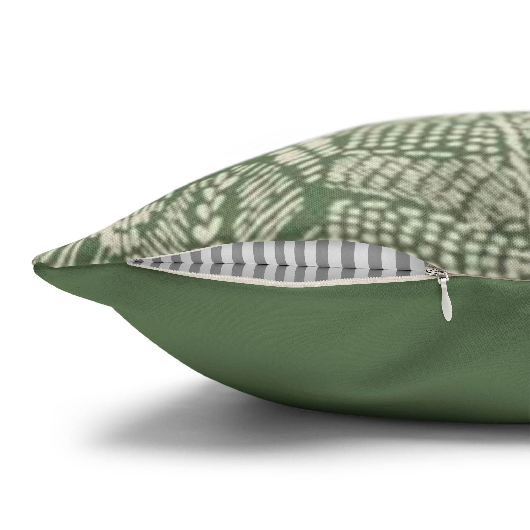 Cushion Cover, Throw pillow Case for Couch (Single Piece) : Leafy Pattern - SnugLiving