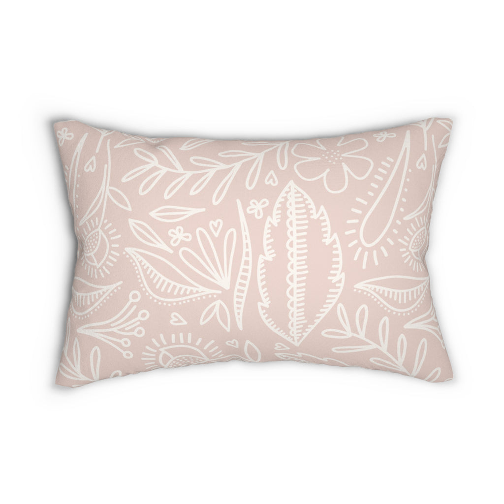 Lounge Pillow, Throw Pillow with Fillers/Insert (Single Piece) : Baby Pink