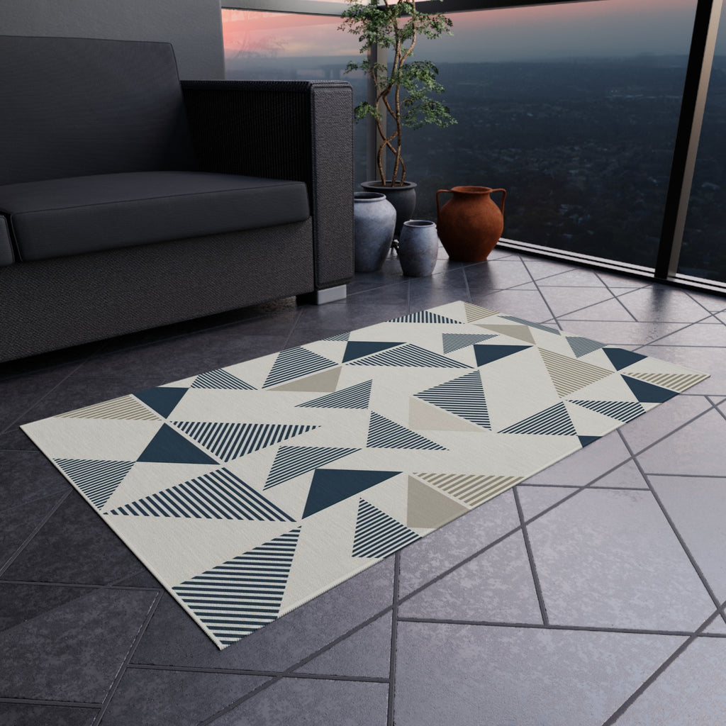 Stylish Outdoor Rug for Patios, Decks, and Gardens | Perfect for Home Decor, Picnics, Beach Days, Outdoor Gatherings
