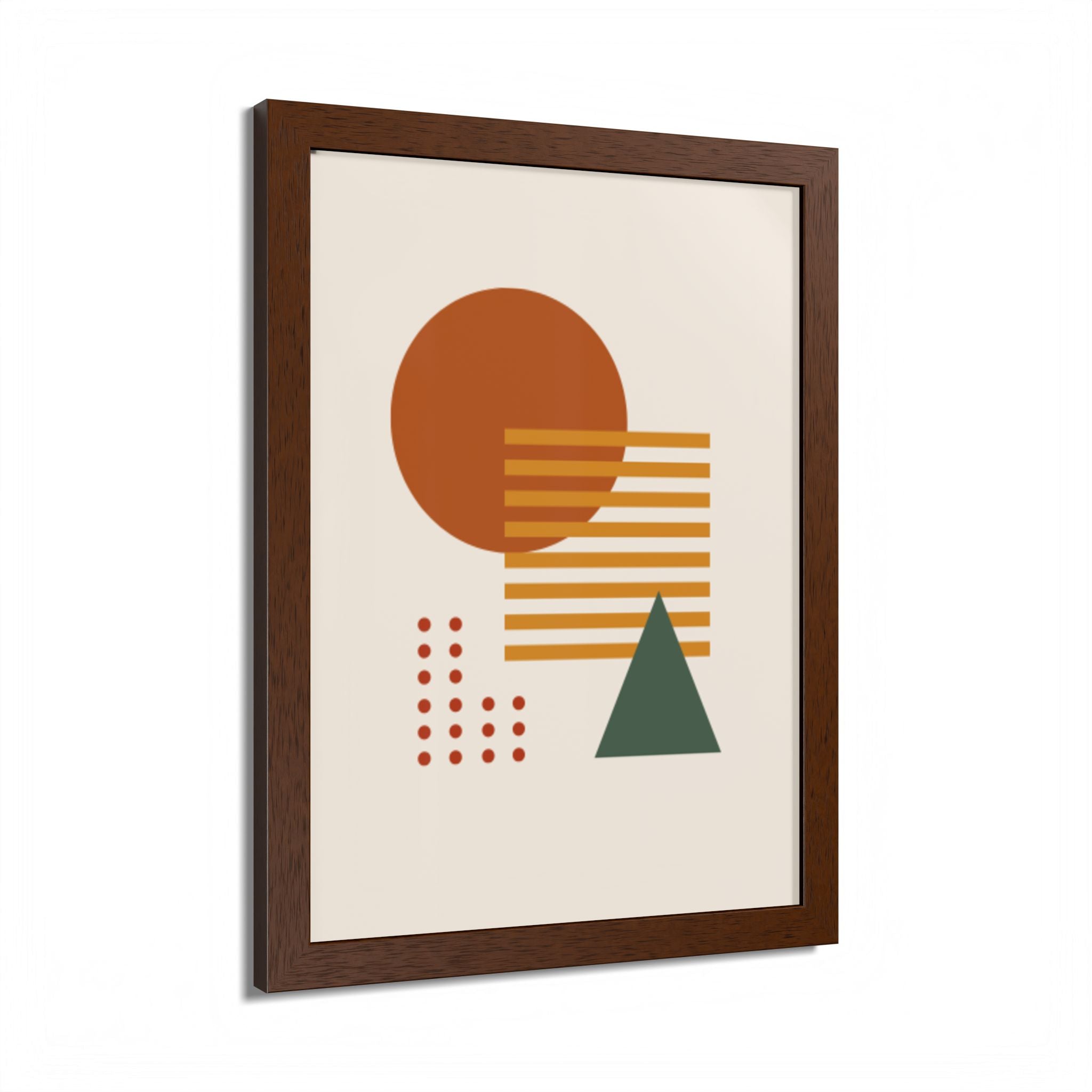 Multi-Color Framed Poster | Abstract Wall Art, Boho Home Decor | Pattern 2