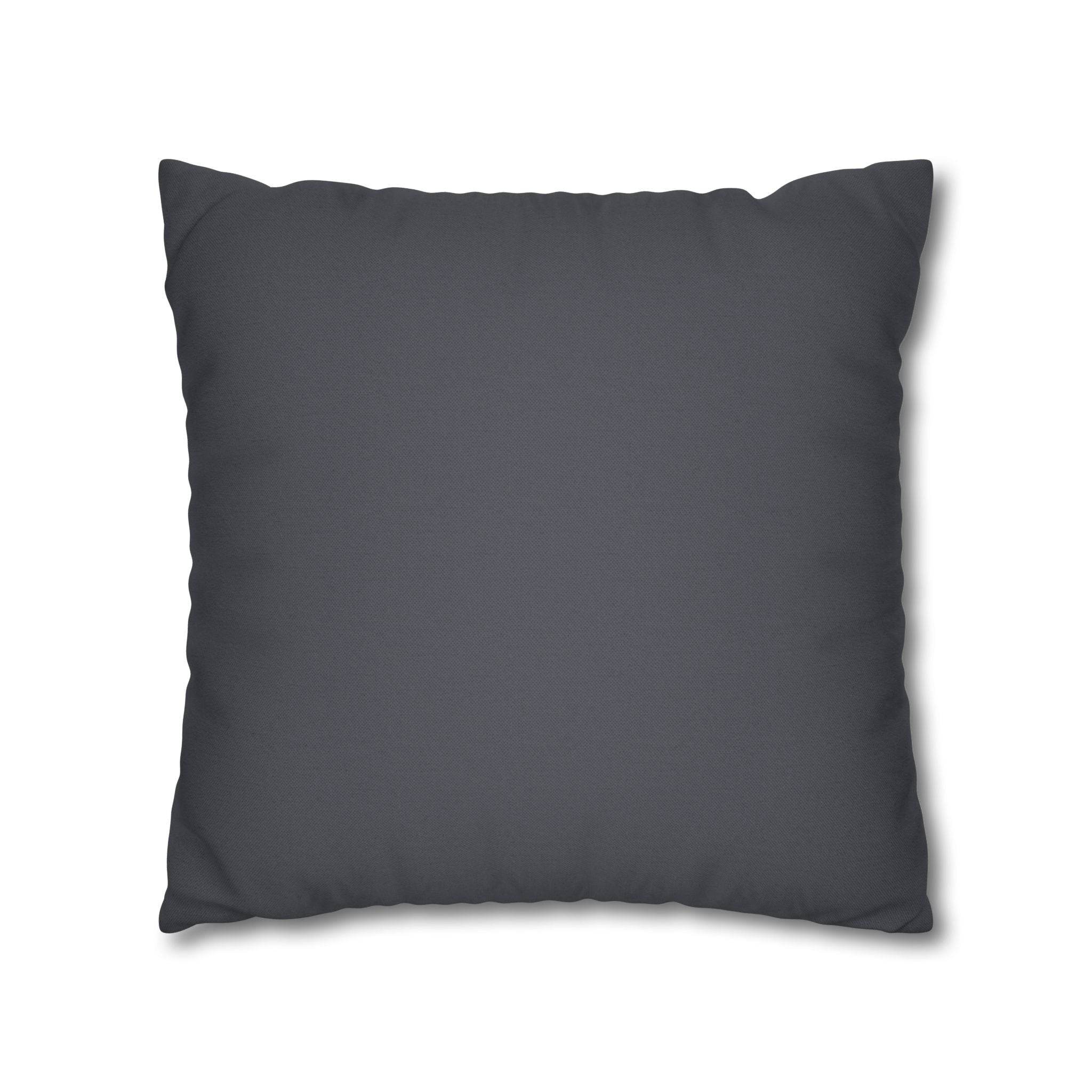 Cushion Cover, Throw pillow Case for Couch (Single Piece) : Floral Charcoal Black - SnugLiving