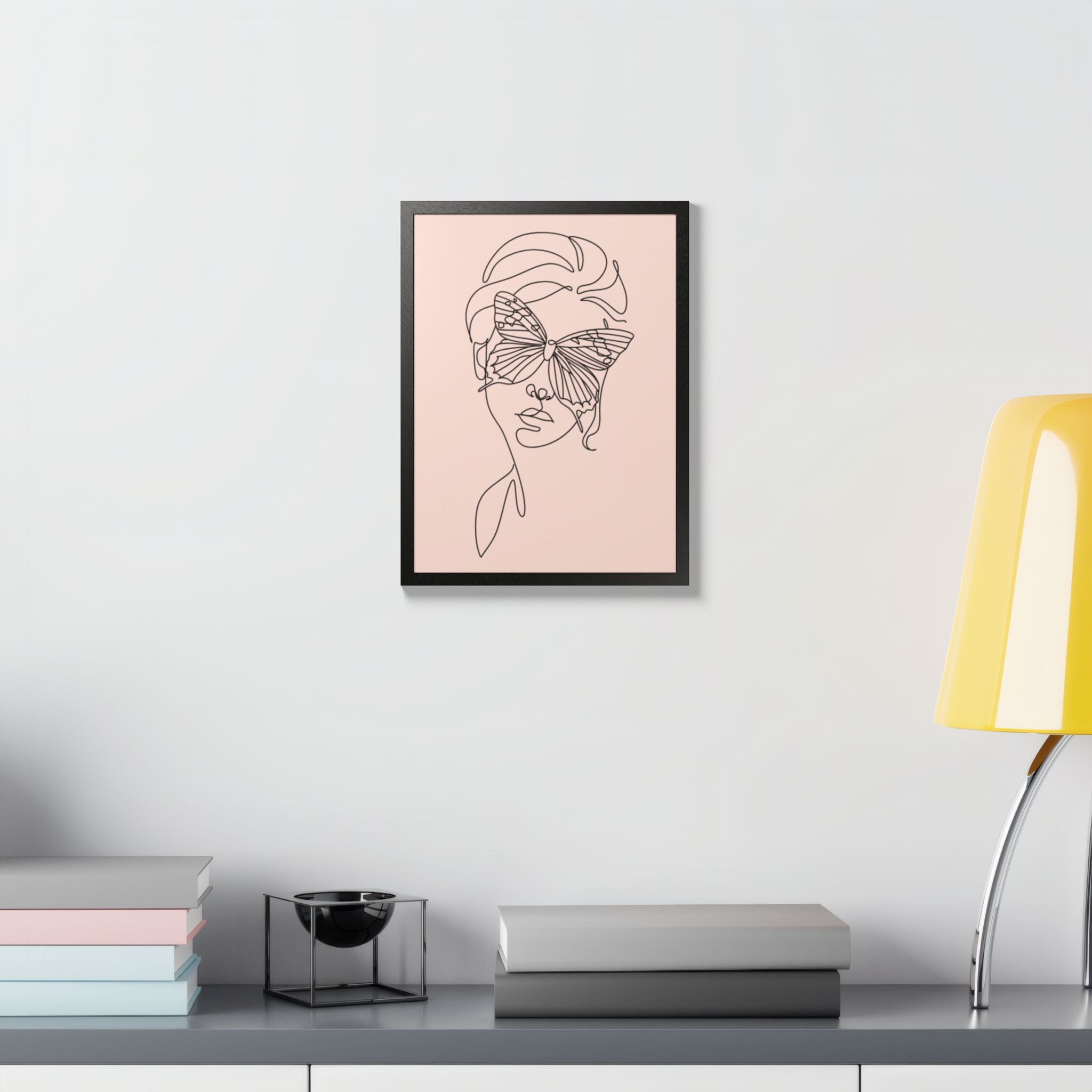 Multi-Color Framed Poster | Abstract Wall Art, Boho Home Decor | Pattern 7