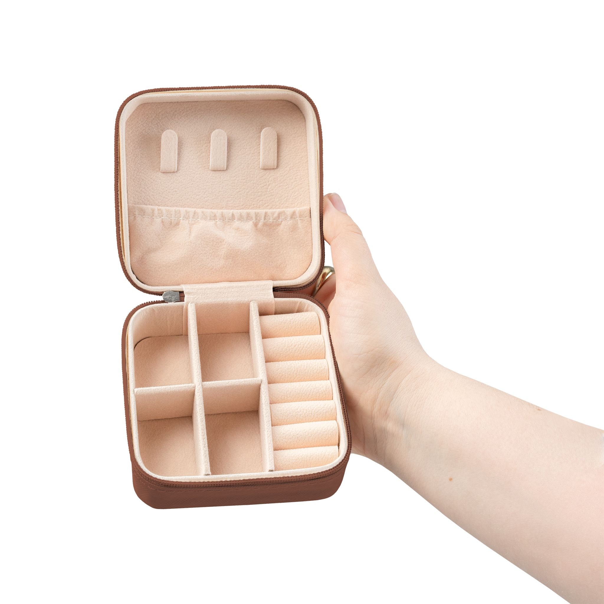 Elegant Jewelry Travel Case for Organized Accessories-2 - SnugLiving