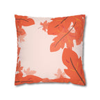 Cushion Cover, Throw pillow Case for Couch (Single Piece): Vivid Orange - SnugLiving