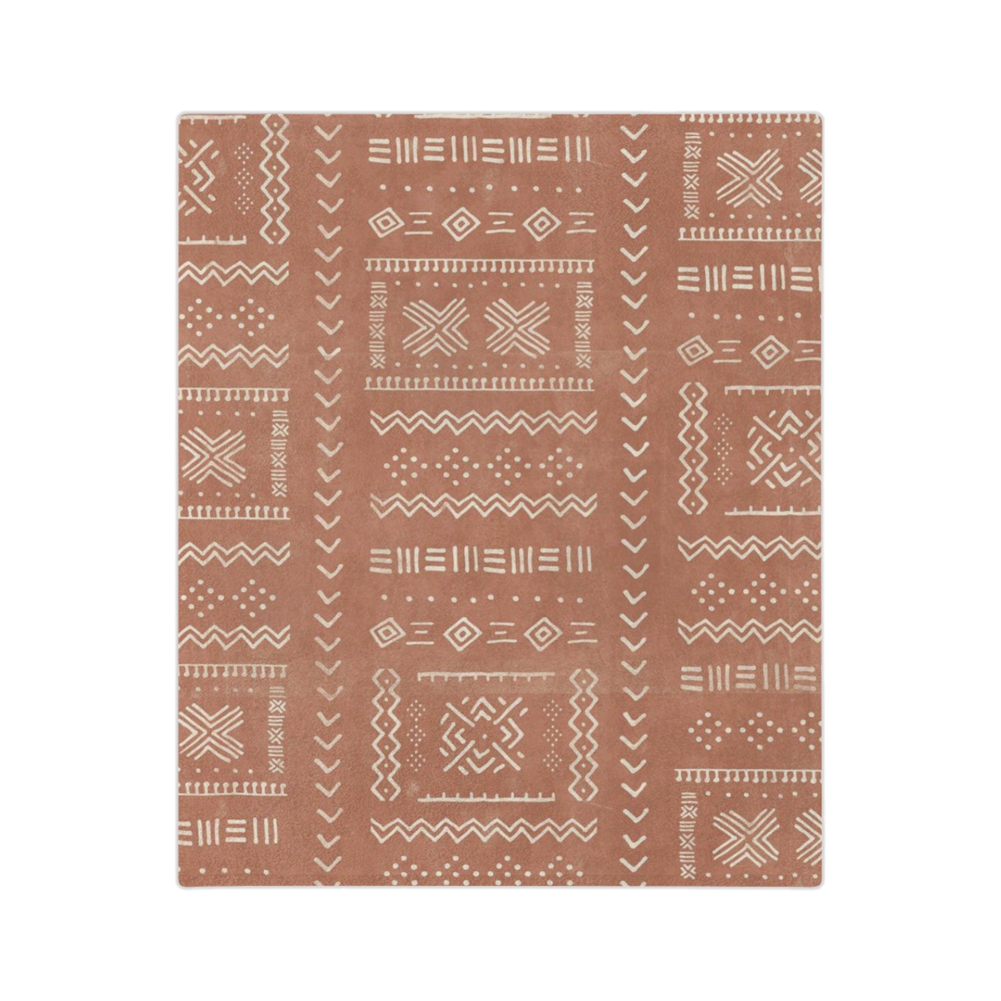 Microfiber Blanket | Soft Throw for Home Decor - Pastel Grey Orange